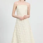 Hollow lace camisole dress