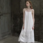 Hollow out flower shaped hand woven shoulder strap sling skirt