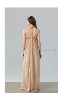 Greek style romantic lace camisole dress, women's off shoulder vacation style dress