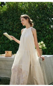 2026 new vacation camisole cake skirt long skirt