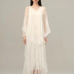 Silk white dress 2026 early spring new nightgown