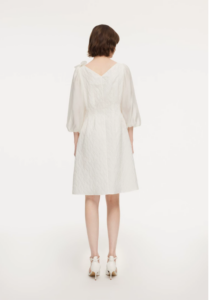 Jacquard dress for women in spring