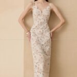Summer new white camisole dress
