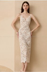Summer new white camisole dress