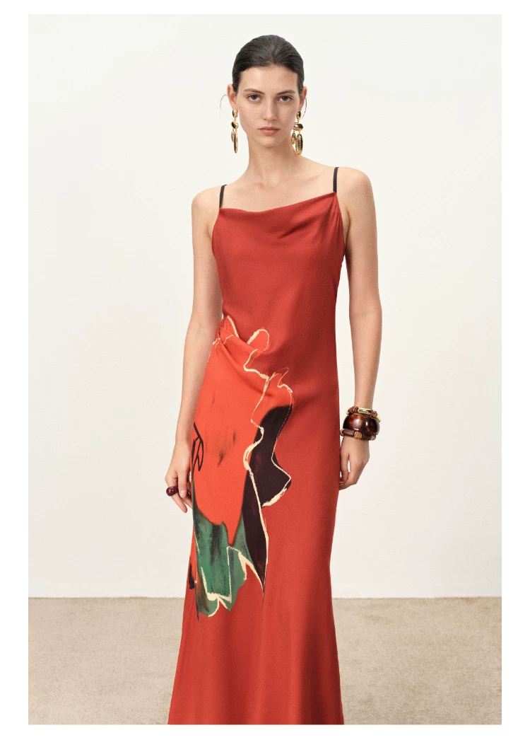 A silk camisole dress with a swinging collar inside-2212343841657 A silk camisole dress with a swinging collar inside