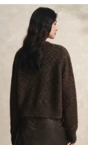 Lazy and sophisticated round neck sweater
