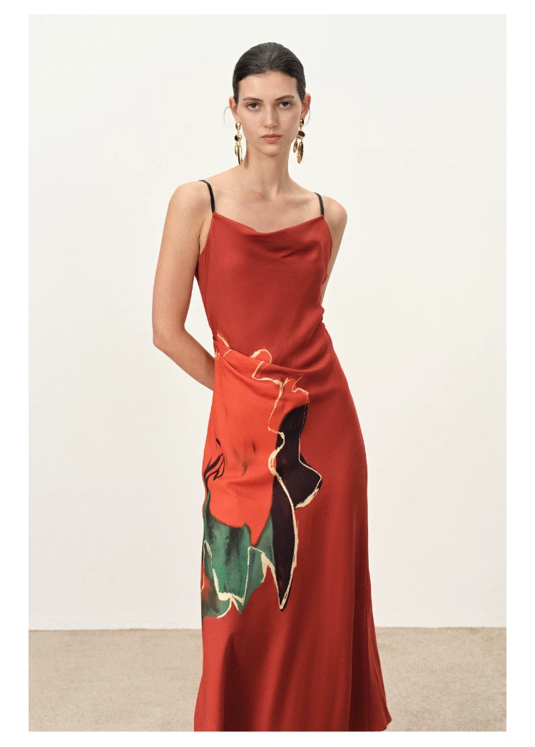 A silk camisole dress with a swinging collar inside-2212343841657 A silk camisole dress with a swinging collar inside