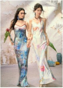 Printed camisole dress