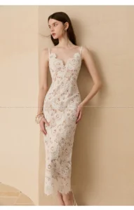 New white camisole dress for summer 2026