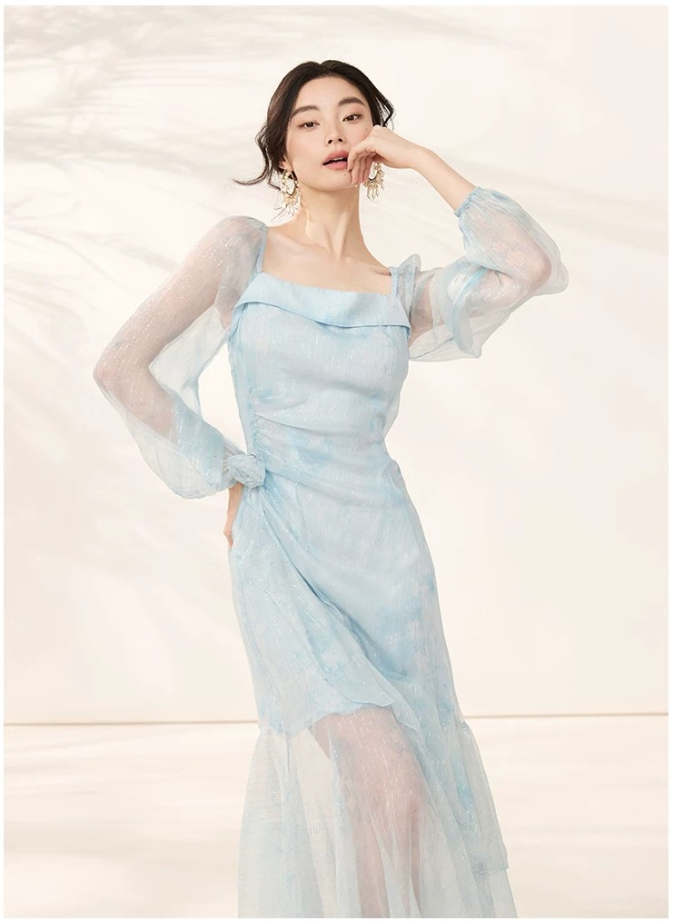 Silk dress 2026 spring new design!!2219880368883 Silk dress 2026 spring new design