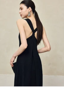 Summer New Product Cross Back Sleeveless Dress