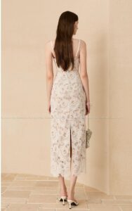 Summer new white camisole dress