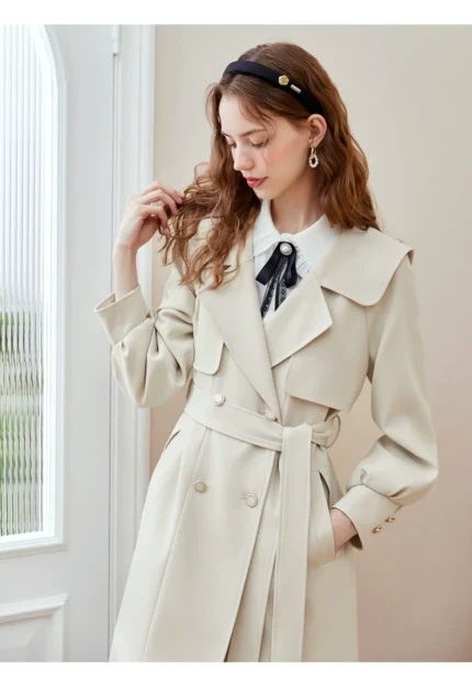 2026 Spring New Navy Collar Windbreaker