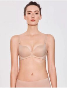Sexy small chest gathered bra