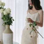 3D flower design, niche suspender dress