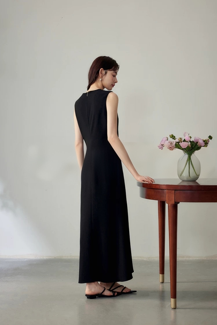 Acetic acid sleeveless big swing fish tail dress Acetic acid sleeveless big swing fish tail dress
