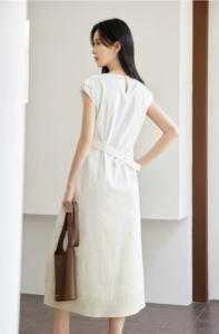 Temperament V-neck dress