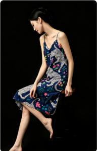 Ice silk sexy sleepwear thin and cool silk nude sleeping skirt