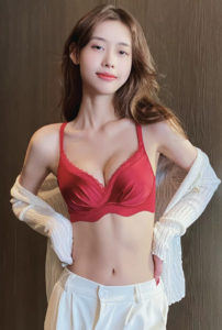 Bra, underwear, small chest gathered without steel ring