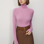 Pure wool winter new wool knitted sweater slim fit sweater for women