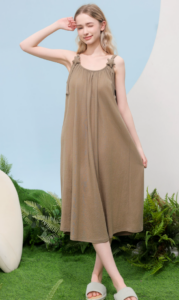 Dress, suspender, nightgown