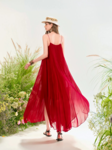 thin gauze dress