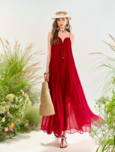 thin gauze dress