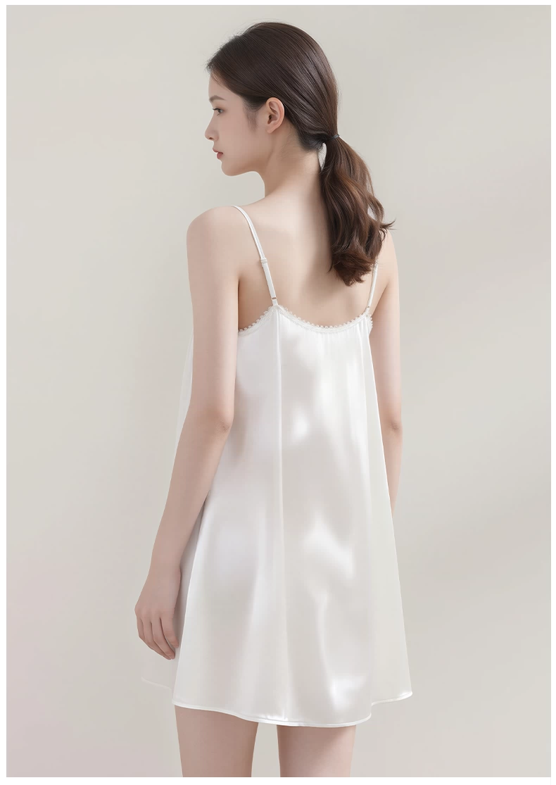 New Pure Desire Sexy Silk Strap Sleeping Skirt for Women New Pure Desire Sexy Silk Strap Sleeping Skirt for Women