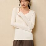 Tencel facial mask T-shirt short sleeve