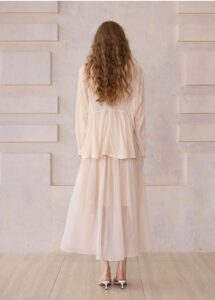 New nude apricot sequined camisole dress