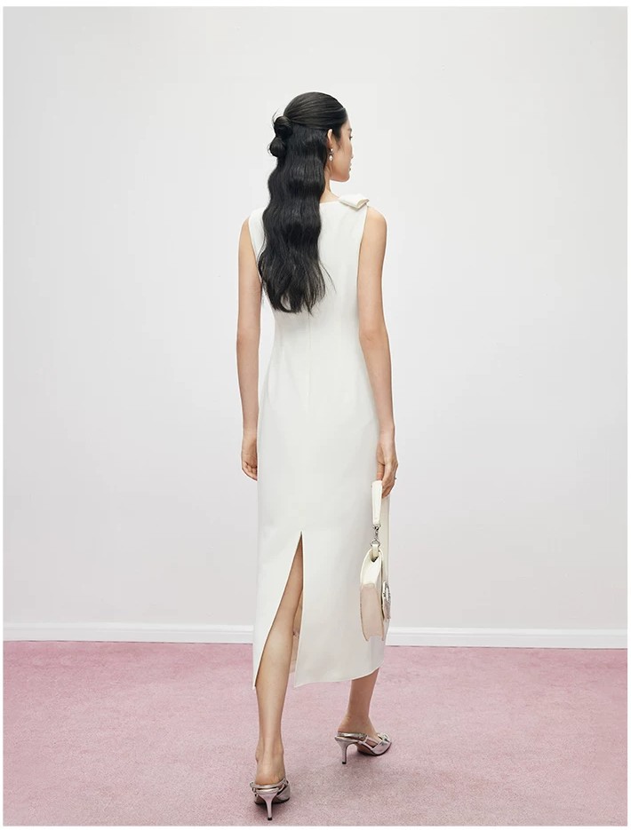 White French style heirloom bow vest dress!!666293406 White French style heirloom bow vest dress