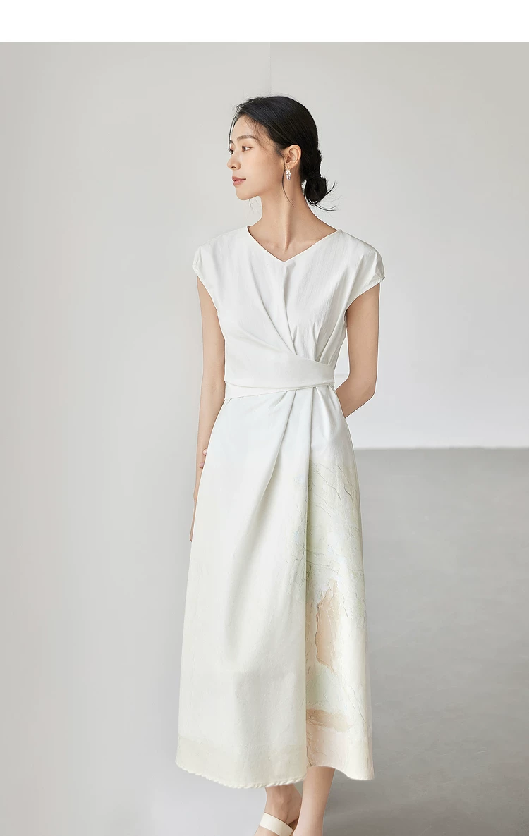 Temperament V-neck dress Temperament V-neck dress