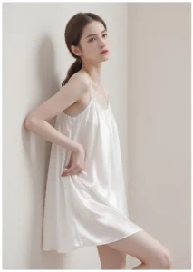 New Pure Desire Sexy Silk Strap Sleeping Skirt for Women