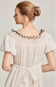 Cotton summer princess style nightgown that can be worn outside