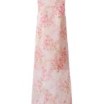 100 mulberry silk organza 12 mm printed dress