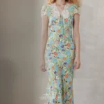 100% human silk lace dress