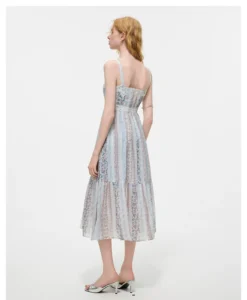 Strap Long Dress for Women 2026 New Bohemian Lace Sleeveless Dress