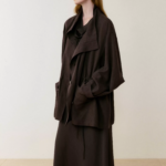Lyocell linen windbreaker jacket