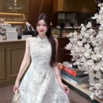 Chinese style long skirt