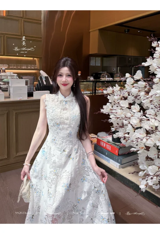 Chinese style long skirt