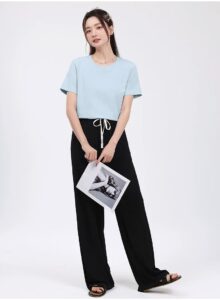 Women's 2026 new shoulder short sleeved t-shirt