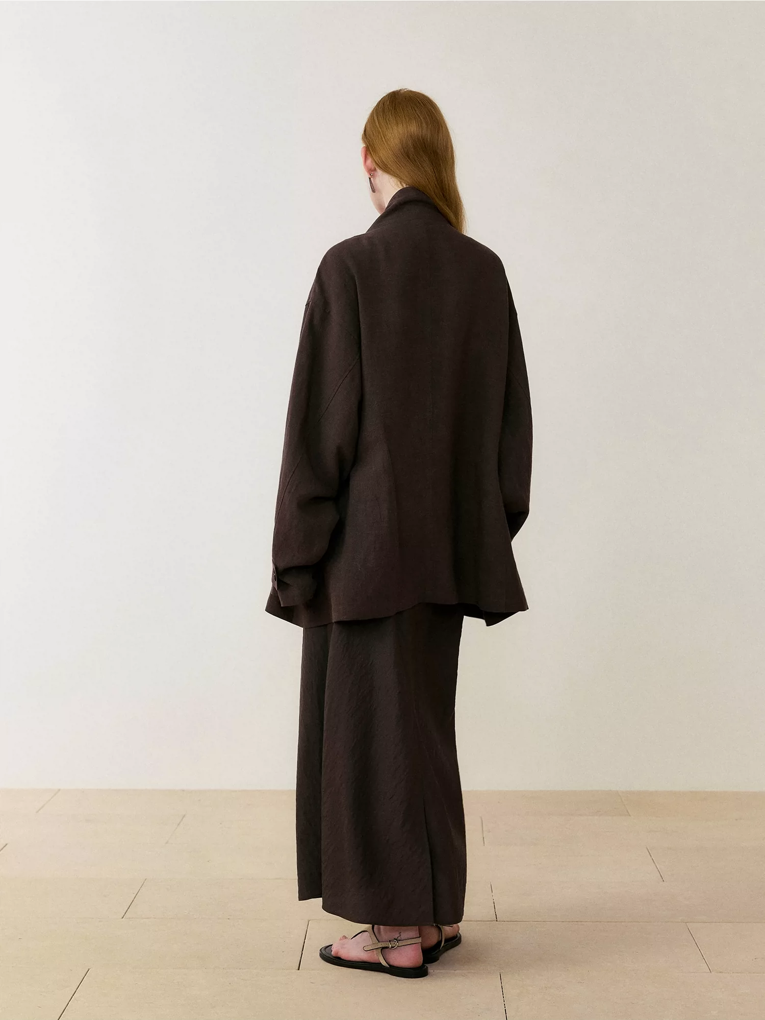 Lyocell linen windbreaker jacket!!683815684 Lyocell linen windbreaker jacket