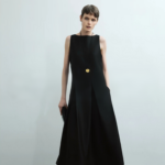 90 Retro Fashionable Low Waist Sleeveless Dress Small Black Dress