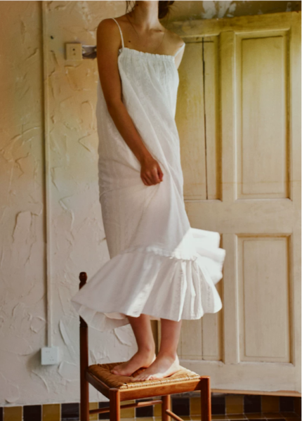 Fantasy camisole tea break dress and nightgown can be worn as outerwear for home use