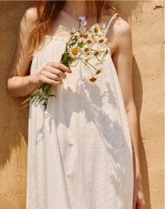 Fantasy camisole tea break dress and nightgown can be worn as outerwear for home use