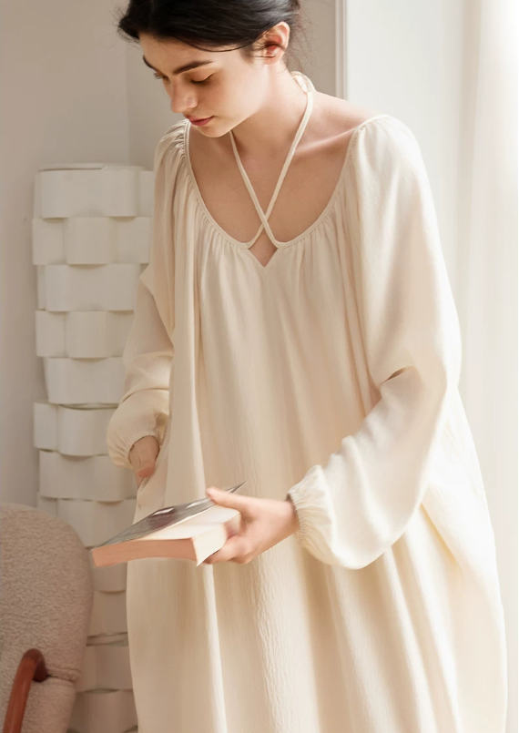 French nightgown, stunning sleepwear, sexy home wear, long dress French nightgown, stunning sleepwear, sexy home wear, long dress