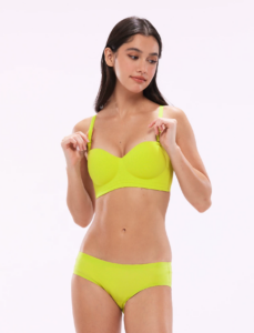 External expansion gathering bra with small chest and large hanging neck underwear