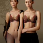 Mother and Child Cup Underwear Sexy Full Cup Eyelash Lace Underwear Bra Summer Thin Bra