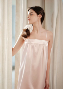 22mm silk light luxury lace camisole dress, summer 100% mulberry silk pajamas
