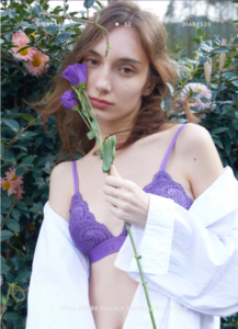Sexy lace lingerie for women without rigid rings, triangular cup bra